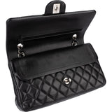 Chanel Quilted Lambskin Medium Double Flap Shoulder Bag