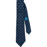 Hermès Turtle Print Silk Tie Krawatte