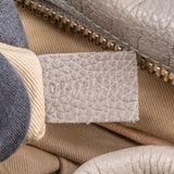 Chloé Grey Grained Leather Paraty Shoulder Handbag