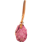 Louis Vuitton Pink Monogram Denim Pleaty Handbag
