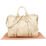 Miu Miu Vitello Lux Satchel City Handbag
