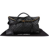 Saint Laurent Quilted Lambskin ES Giant Travel Bag