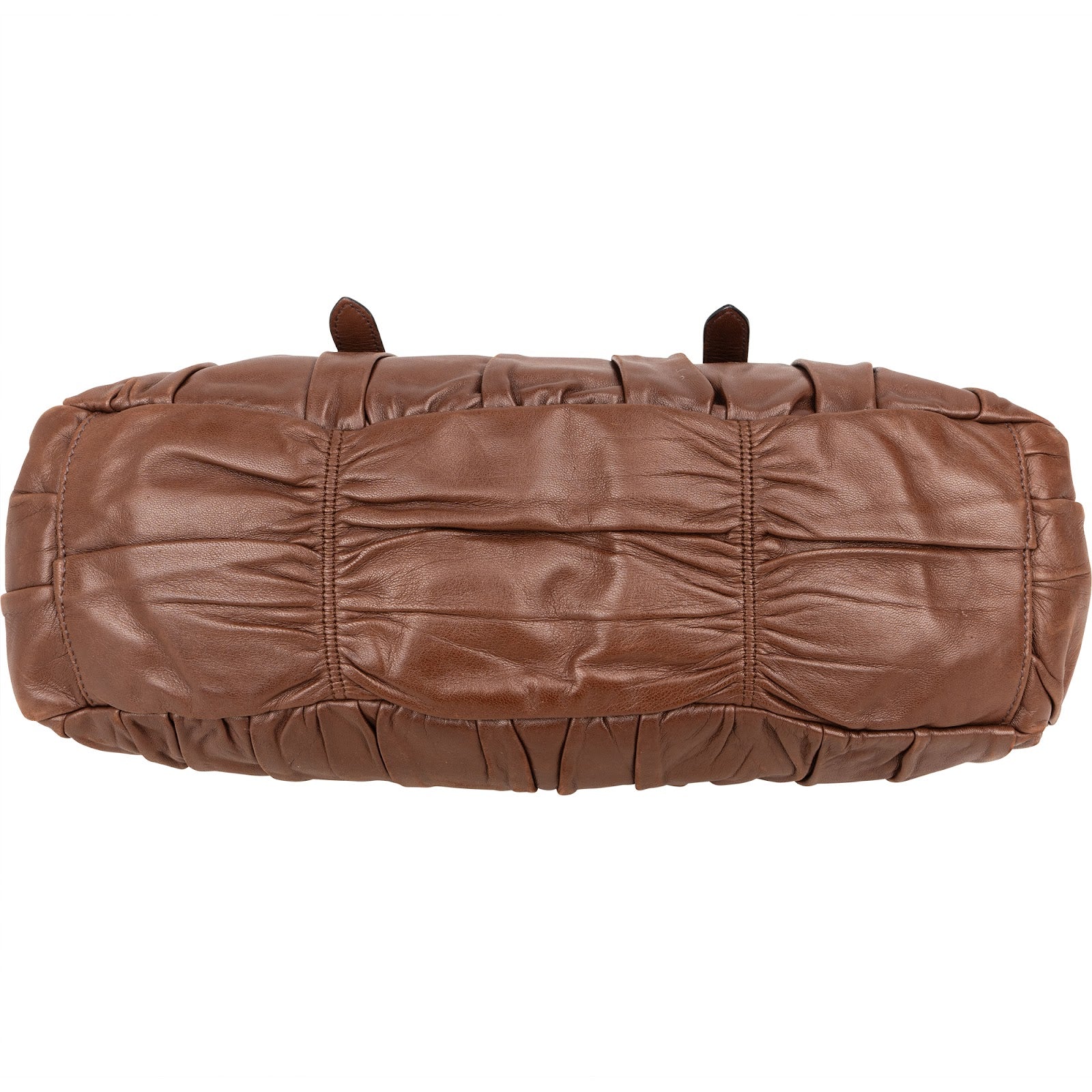 Prada Quilted Nappa Leather Gaufre Satchel Handbag - vintageandkickz