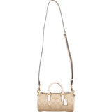 Coach Monogram Signature Mini Rowan Satchel Handbag