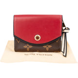 Louis Vuitton Monogram Canvas Bicolor Leather Zoe Wallet