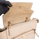 Céline Beige Grained Leather Belt Handbag