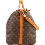 Louis Vuitton Monogram Canvas Keepall 60 Bandoulière Travel Bag