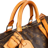 Louis Vuitton Monogram Canvas Keepall 60 Bandoulière Travel Bag