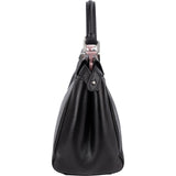 Fendi Black Leather Peekaboo Handbag - vintageandkickz