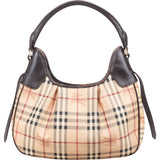 Burberry Haymarket Check Brooklyn Hobo Shoulder Bag