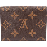 Louis Vuitton Monogram Canvas Small Bifold Card Holder Coin Wallet