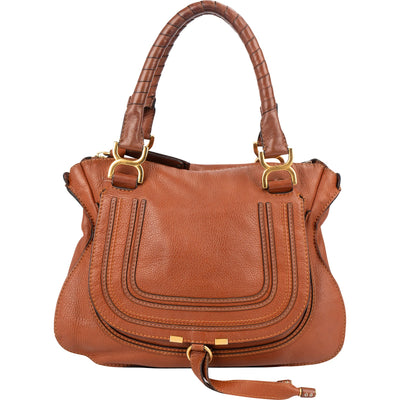 Chloé Grained Leather Marcie Hobo Handbag
