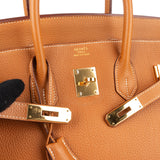 Hermès Natural Togo Leather Birkin 35 Handbag Gold Hardware