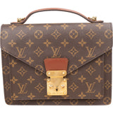 Louis Vuitton Monogram Canvas Monceau Handbag