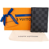 Louis Vuitton Monogram Damier Graphite Canvas Card Holder Passport Cover