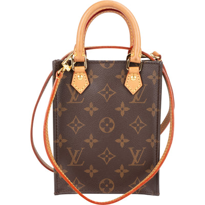 Louis Vuitton Monogram Canvas Petit Sac Plat Handbag