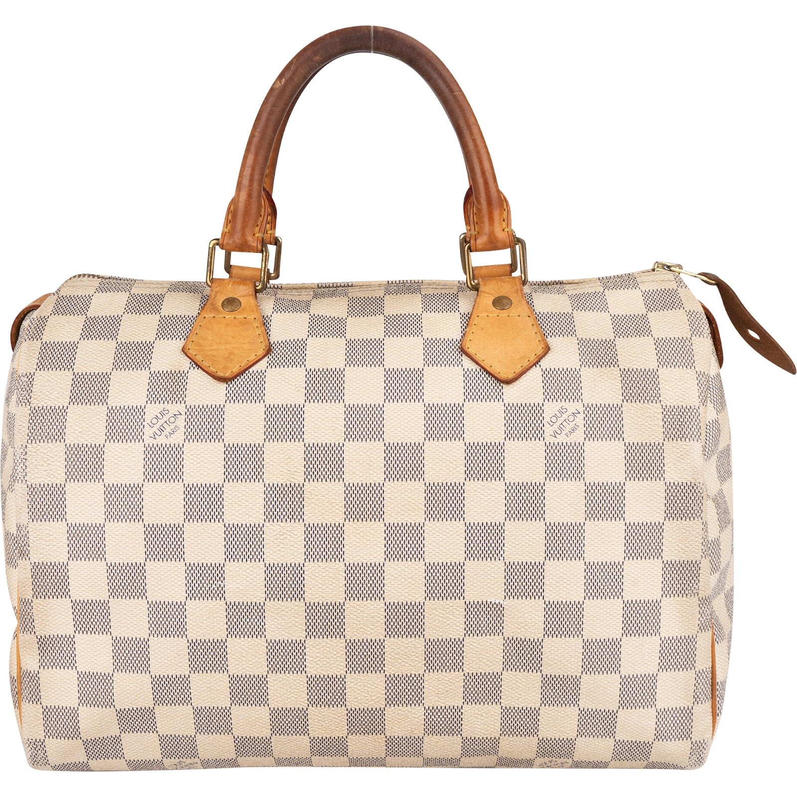 Louis Vuitton Monogram Damier Azur Speedy 30 Handbag - vintageandkickz