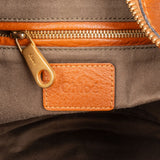Chloé Grained Leather Marcie Saddle Hobo Shoulder Bag