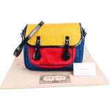 Gucci Monogram GG Plus Canvas Colorblock Messenger Shoulder Bag