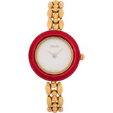 Gucci Gold Tone Change Bezel 11/12.2 Woman Watch