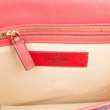 Valentino Garavani Leather Rockstud Glam Lock Flap Crossbody Bag
