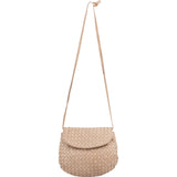 Bottega Veneta Intrecciato Leather Single Flap Crossbody Bag