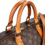 Louis Vuitton Monogram Canvas Keepall 55 Bandoulière Travel Bag