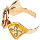 Louis Vuitton Goden Enamel Candy Cuff Bracelet