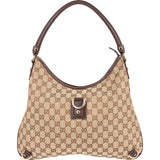 Gucci Monogram GG Abbey D-Ring Hobo Shoulder Bag