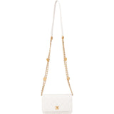 Chanel Quilted Caviar Leather Wallet On Chain Crossbody Bag