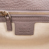 Gucci Lilac Pebbled Leather New Bamboo Top Handle Handbag
