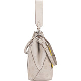 MCM Monogram Visetos Leather Bicolor Klara Hobo Shoulder Bag