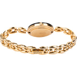 Gucci Gold Tone Change Bezel Chain 11/12 Women Watch
