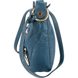 Balenciaga Blue Leather Classic Hip Crossbody Bag