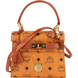 MCM Monogram Visetos Kelly Style Mini Handbag