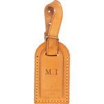 [🔄️B10 / F66] Louis Vuitton Vachetta Leather Luggage Tag - vintageandkickz