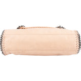 Stella McCartney Shaggy Falabella Fold Over Clutch Crossbody Bag