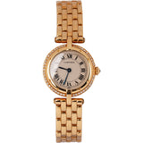 Cartier Panthere Vendome Diamond Bezel 18K Gold Womens Watch