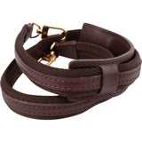 Louis Vuitton Brown Nylon & Leather Mini Lin Short Bag Strap
