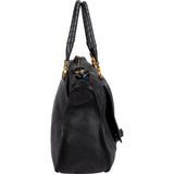 Chloé Black Leather Marcie Medium Satchel Handbag