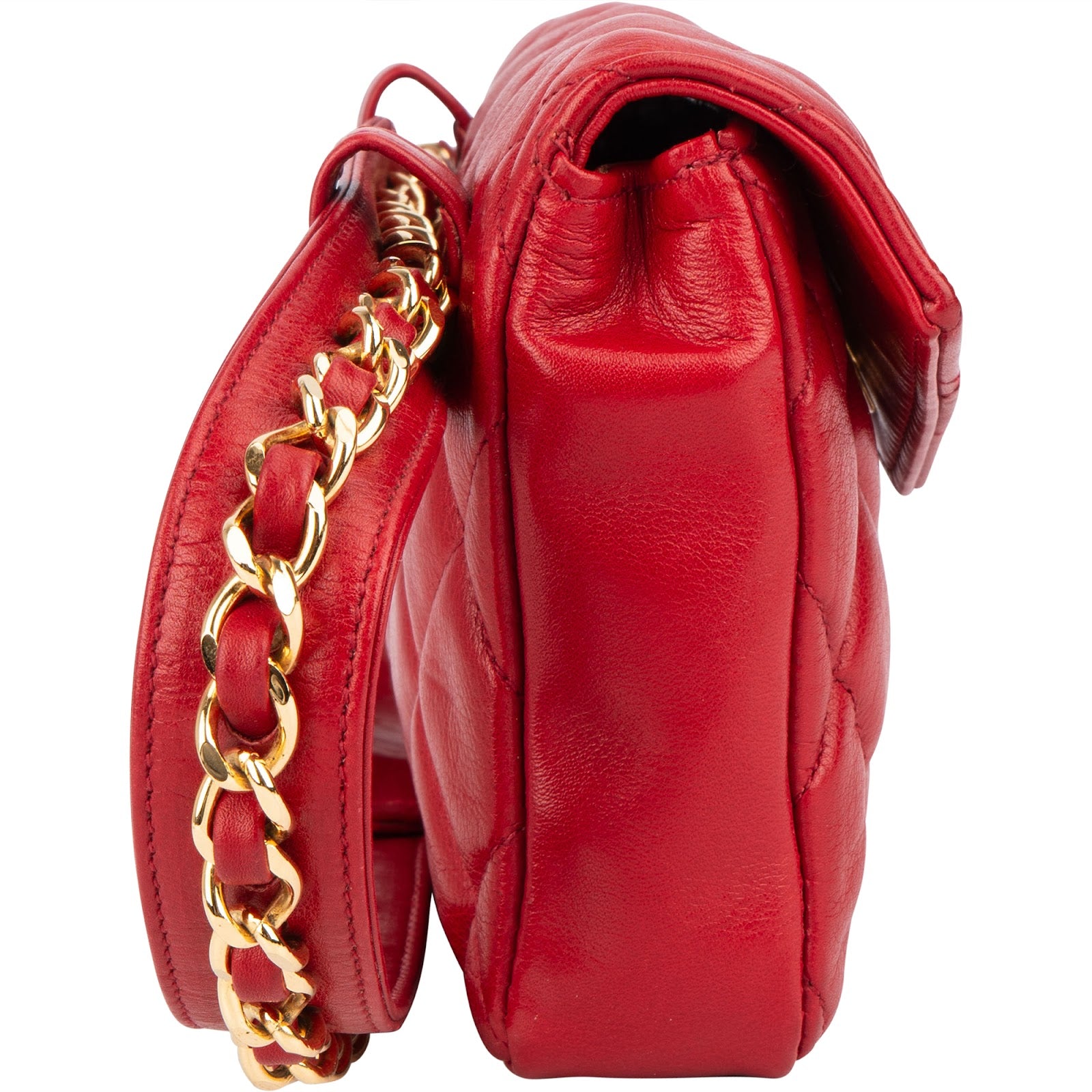 Chanel Quilted Lambskin CC Belt Crossbody Bag xx maße - vintageandkickz