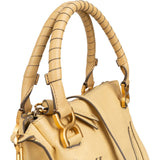 Chloé Grained Calfskin Marcie Double Carry Handbag