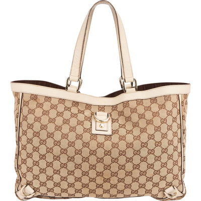 Gucci Monogram GG Canvas Abbey Handbag