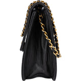 Chanel Quilted Lambskin 24K Gold Single Flap Shoulder Bag