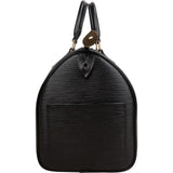 Louis Vuitton Noir Epi Leather Speedy 30 Handbag
