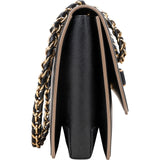 Salvatore Ferragamo Saffiano Leather Vara Bow Crossbody Bag - vintageandkickz