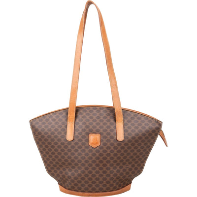[🔄️B14 / F33] Celine Macadam Canvas Tote Shoulder Bag - vintageandkickz