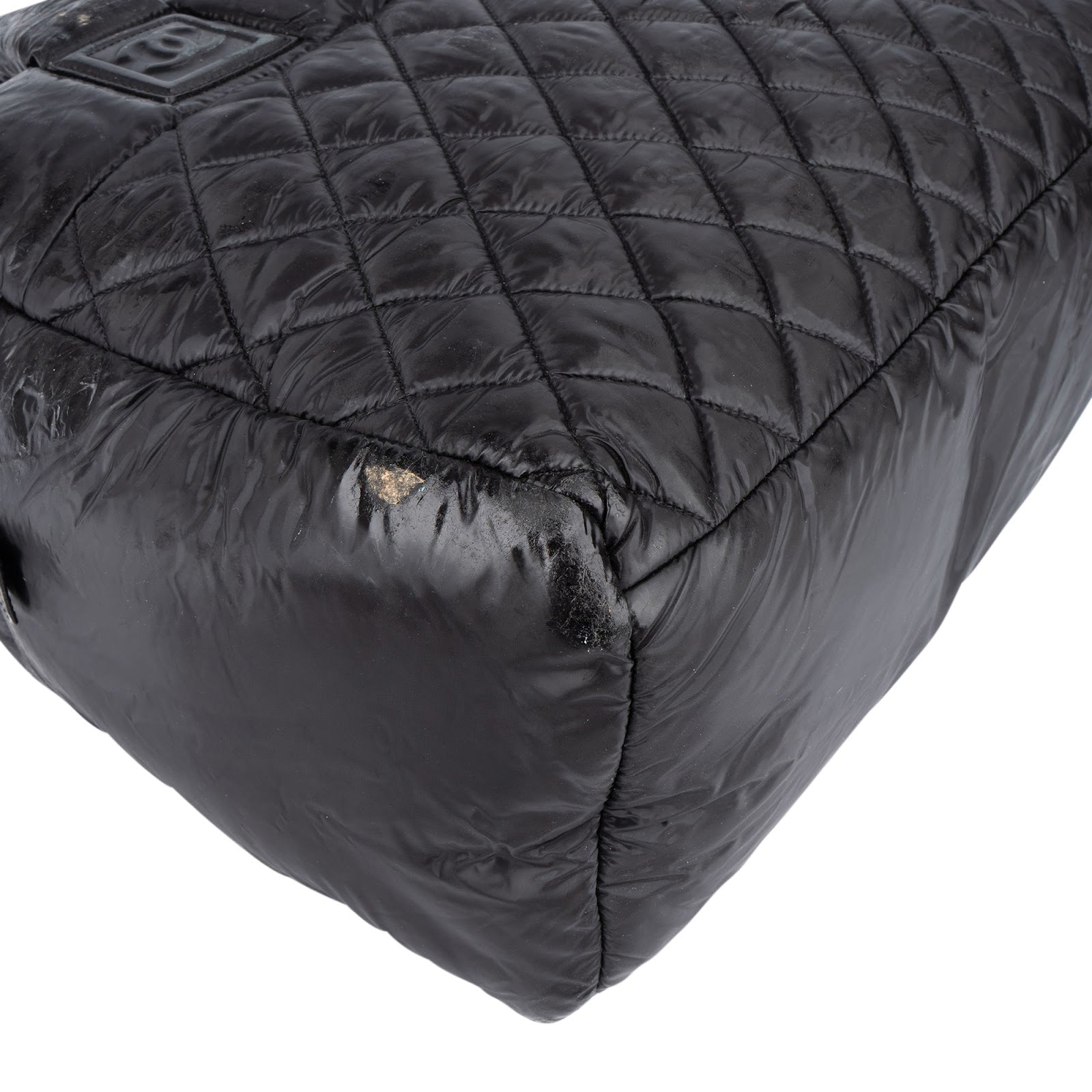 Chanel Quilted Nylon Coco Cocoon Tote Handbag - vintageandkickz