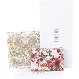 Christian Dior Monogram Floral Saddle Flap Mini Wallet