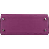 Hermès Swift Anemone Kelly Palladium 25 Sellier Handbag